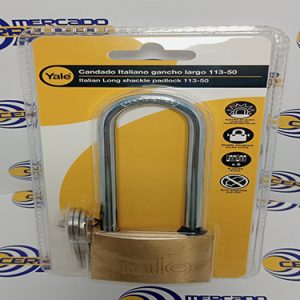 Candado Yale de arco largo 50mm