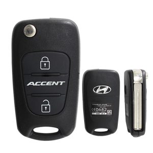 Llave de Auto con Gaveta Hyundai Accent 3 botones 121