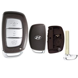 Llave de Auto con Gaveta Hyundai 169 3 botones mapa