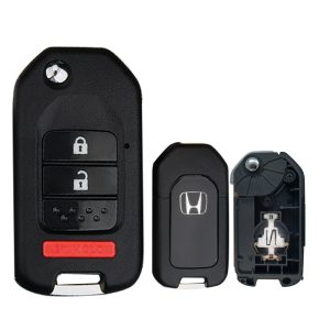 Carcasa de auto Honda 2+panico botones HO-148B