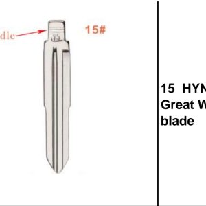 Espada o Inserto para Hyundai, Jeep y Great Wall para mandos KD KV-15
