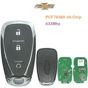 Mando de presencia Chevrolet chip 4A 433mhz 3 botones (3K51)