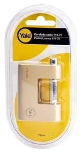 Candado Yale rectangular 70mm