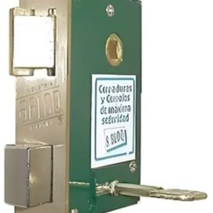 Cerradura 8 Bloq manual para puerta Blindex Nº06