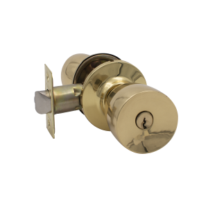 Cerradura de pomo bronce copa Yale C/llave