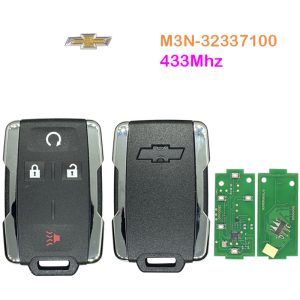 Mando original Chevrolet 4 botones 433 MHz (398C)