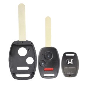 Carcasa Honda 107B 2 botones + pánico incluidos