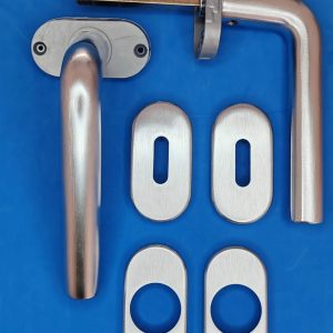 Manija de aluminio pulido oval Currao Veneto (2505221)