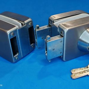 Cerrojo llave/llave para Blindex de gancho