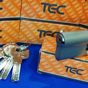 Cilindro TEC económico 30/40 con 5 llaves en bronce