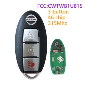 Mando Nissan 3 botones 315Mhz ID 46 N.º 312B